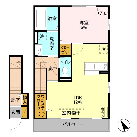 プルミエカームⅡ 間取り図
