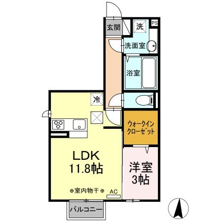 クレシェンテHR 間取り図