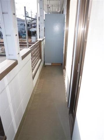 亀の子ハイツ ベランダ