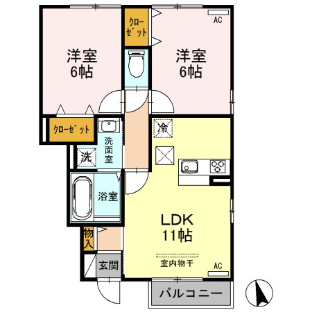 Ｍウェーブ貝沢 間取り図