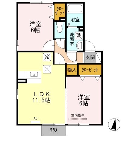 ロイヤルガーデン藤川 間取り図