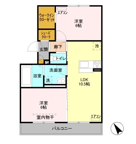 ケント A 間取り図