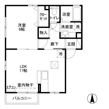 フォンテーヌ 間取り図