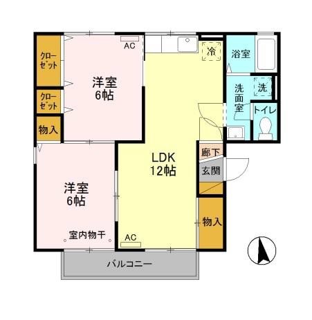 グレイスエステートA 間取り図