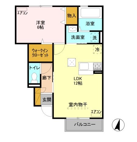 パストラル横山 間取り図