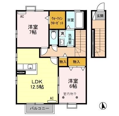 グリーンハウスABC 間取り図