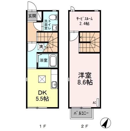 プレジオⅠ  間取り図