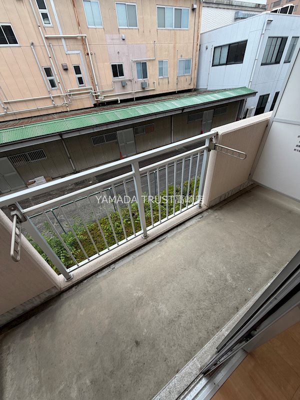 高砂ハイツ高崎東口 ベランダ