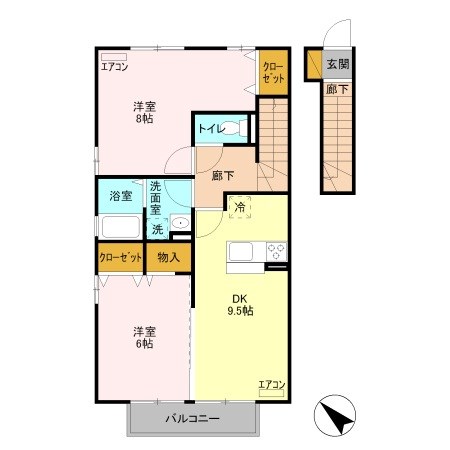 ブレアA 間取り図
