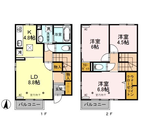 レアリゼ 間取り図