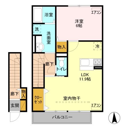 ドルチェ15 間取り図