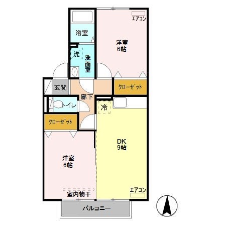 プリムヴェール 間取り図