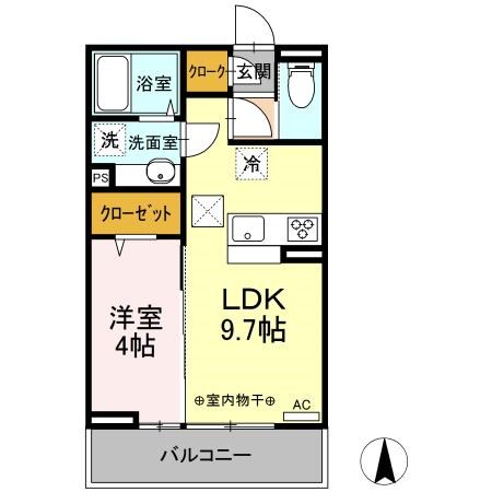 ヴィラ　アルカディア 間取り図