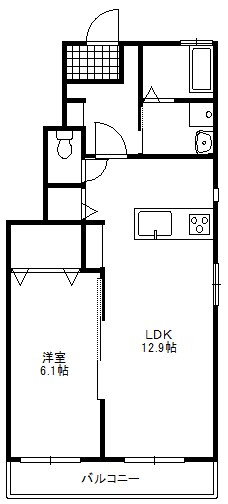 イーストハイム 間取り図