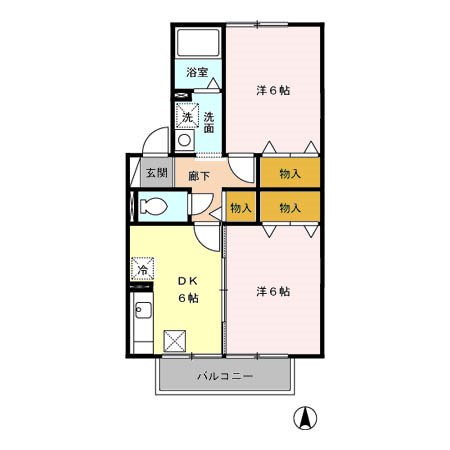 エクセランA 間取り図