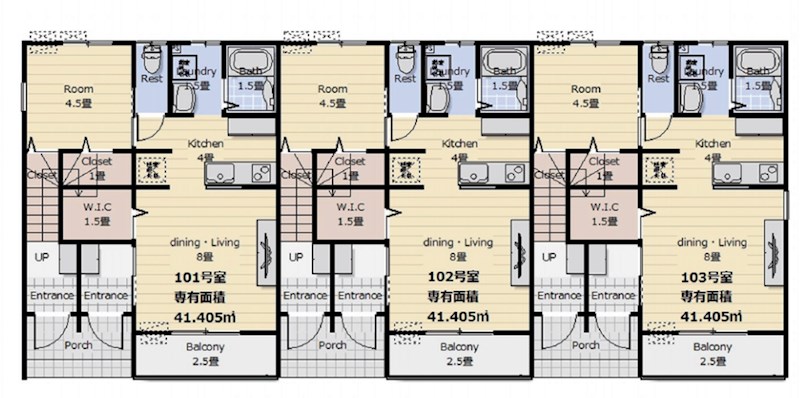 セントフォース1 間取り図