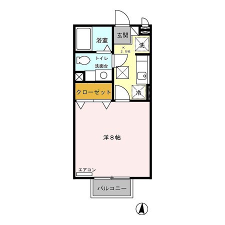 ローレルコートⅢ  間取り図