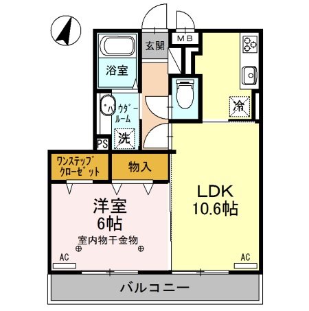 ア・ラ・モードⅠ 間取り図