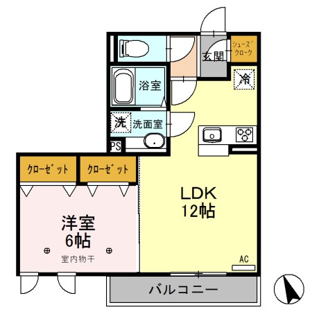 メゾン・ドゥ・ボヌール 間取り図