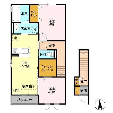 シャトルコンフォール 間取り図