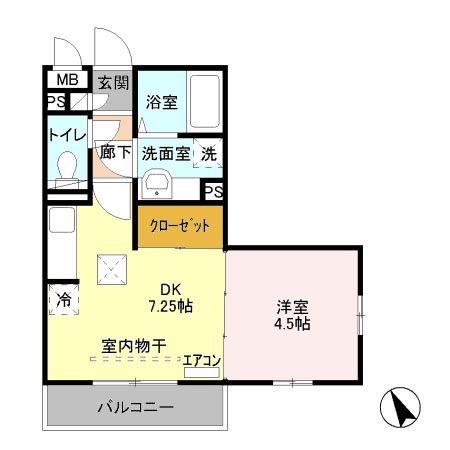 ナッツA 間取り図