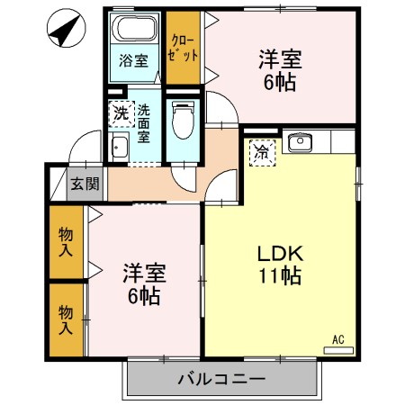 シャンポワール 間取り図