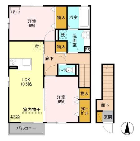 スクエア 間取り図