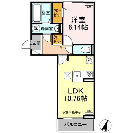 ファーストステージ江木 間取り図
