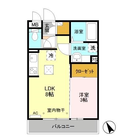 ナッツA 間取り図