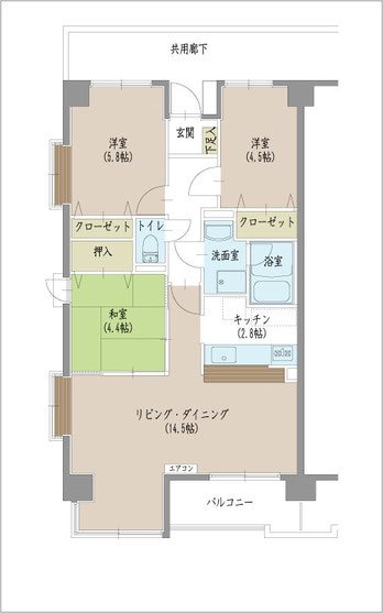 シャトレM 間取り図