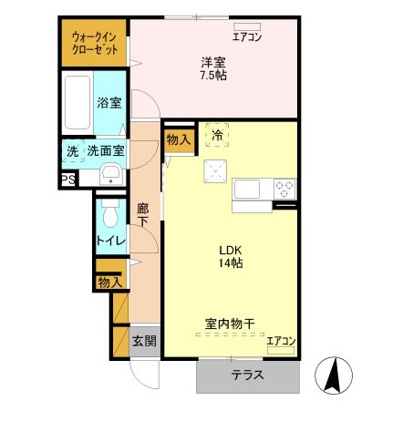 アプリコット 間取り図