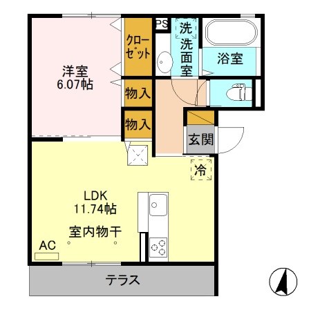 サンモール新堀 間取り図
