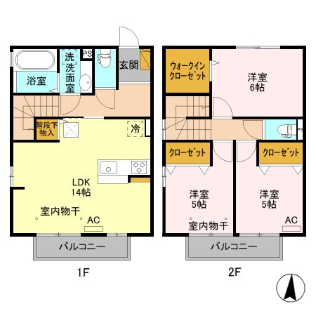 プリマヴィスタ/プリマガーデン 間取り図