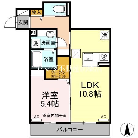 アリビオ前橋 間取り図