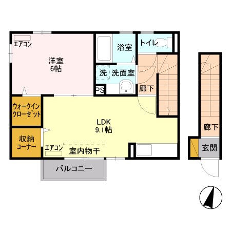 プラシードⅡ 間取り図