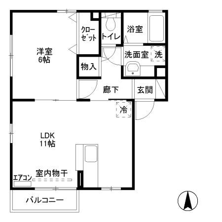 フォンテーヌ 間取り図