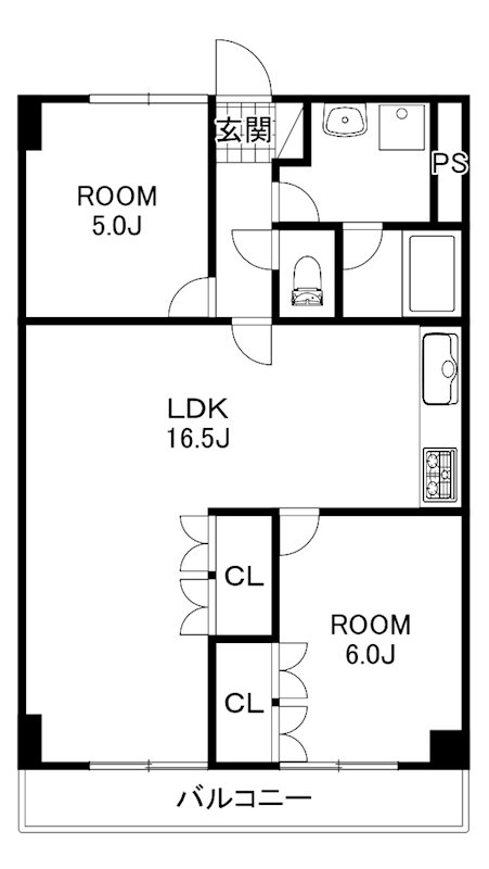 エルグランドレジデンス 間取り図