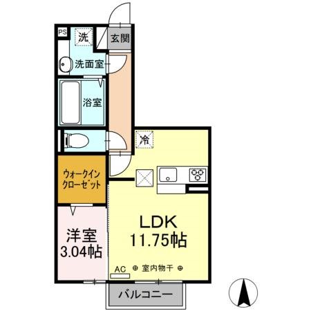 ラルーチェ５ 間取り図
