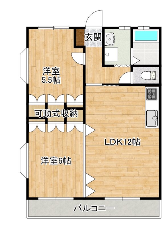 けやき通りハイツ 間取り図