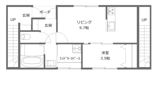 Frederick 間取り図