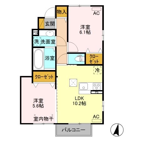 オーロ・リベルタ  間取り図