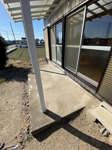 赤石住宅   ベランダ
