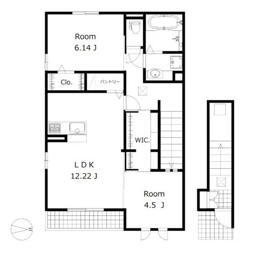 グラシア高崎 間取り図