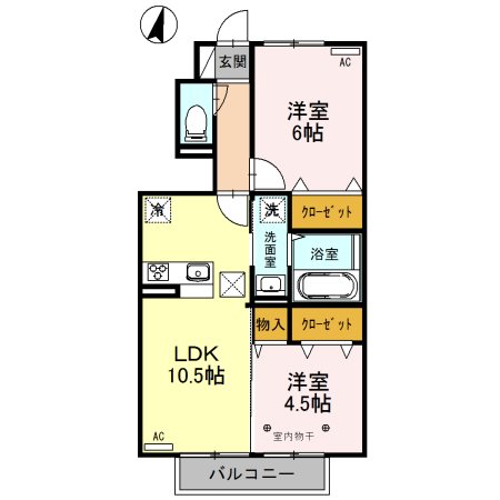 グランデュール 間取り図