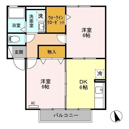 アロース 間取り図