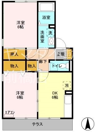 グラシア  間取り図