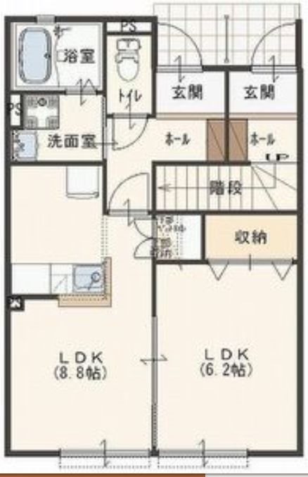 カーサビアンカ 間取り図