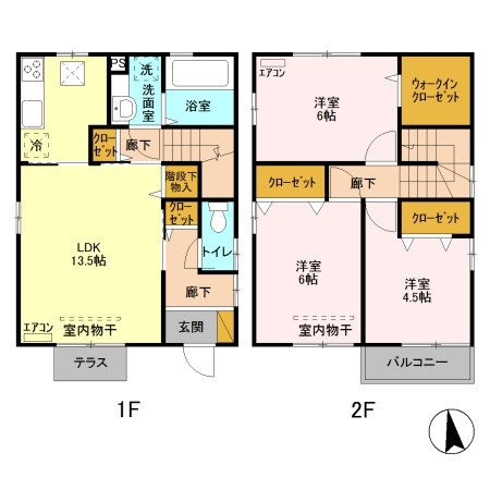 ヴィレッタ天川原  間取り図