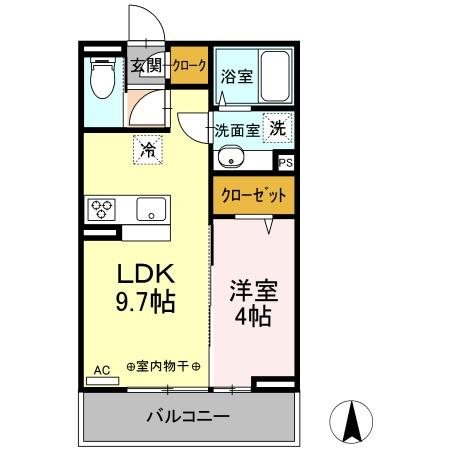 ヴィラ　アルカディア 間取り図