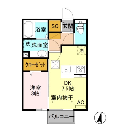 アルファベット2 間取り図